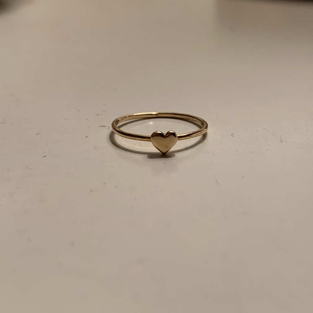 Catbird Heart Mignon Midi Ring